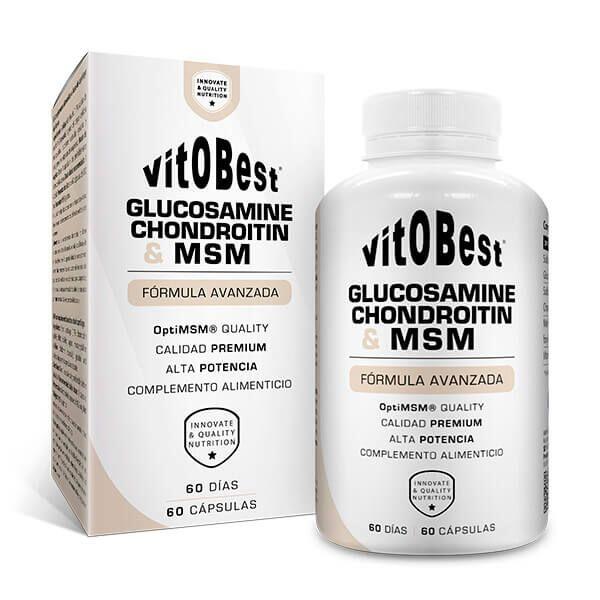 Glucosamina Condroitina MSM - 60 Cápsulas de VitoBest