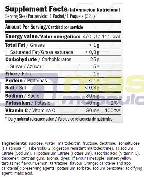 Rocks Energy Gel sin Cafeina - 32g Naranja Amix Nutrition 5/5