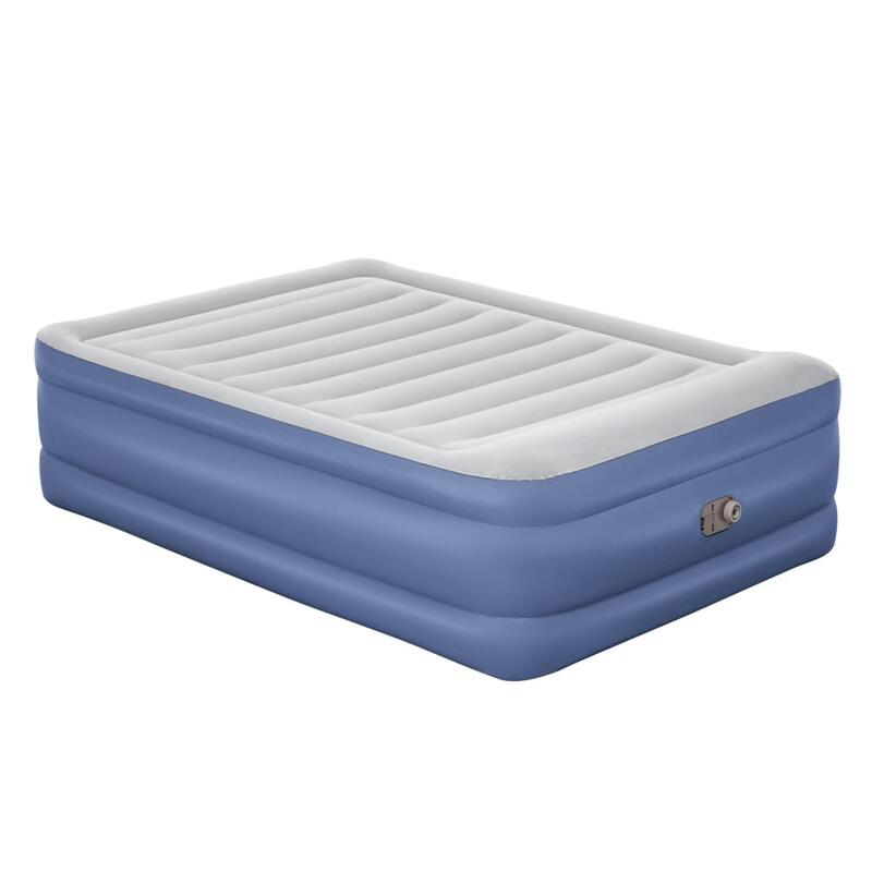 Bestway Lit gonflable matelas 2 places Tritech avec pompe intégrée 203x152x61 cm