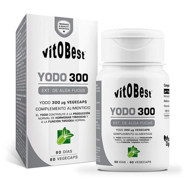 Yodo 300 - 60 Cápsulas vegetales de VitoBest
