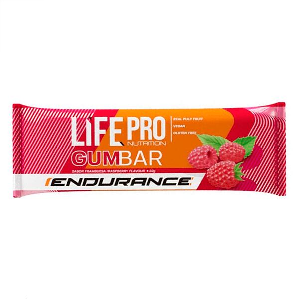 Barrita Endurance Gumbar - 32g Frambuesa Roja de LifePRO