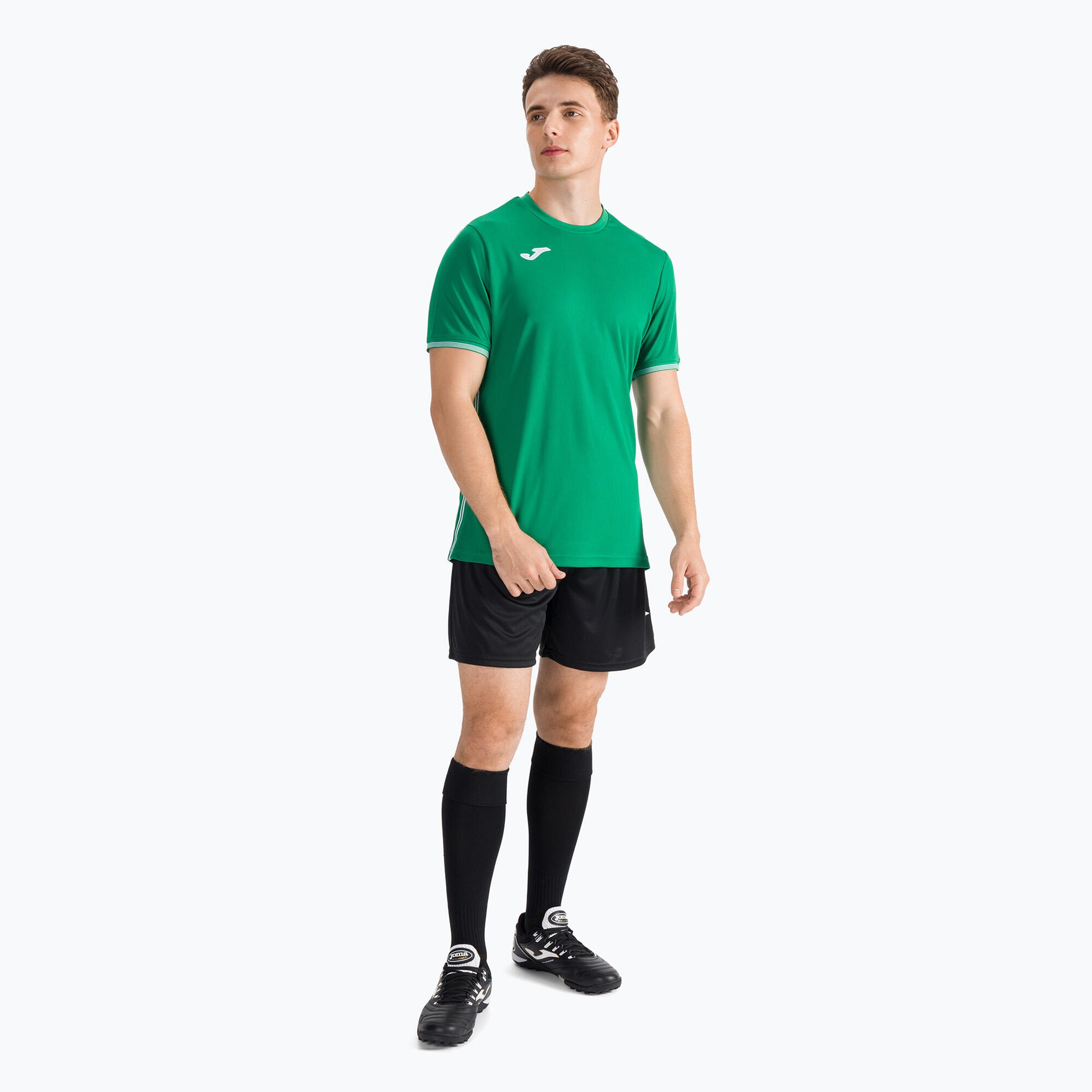 Maillot Manches Courtes Football Homme Joma Campus III Vert 5/5