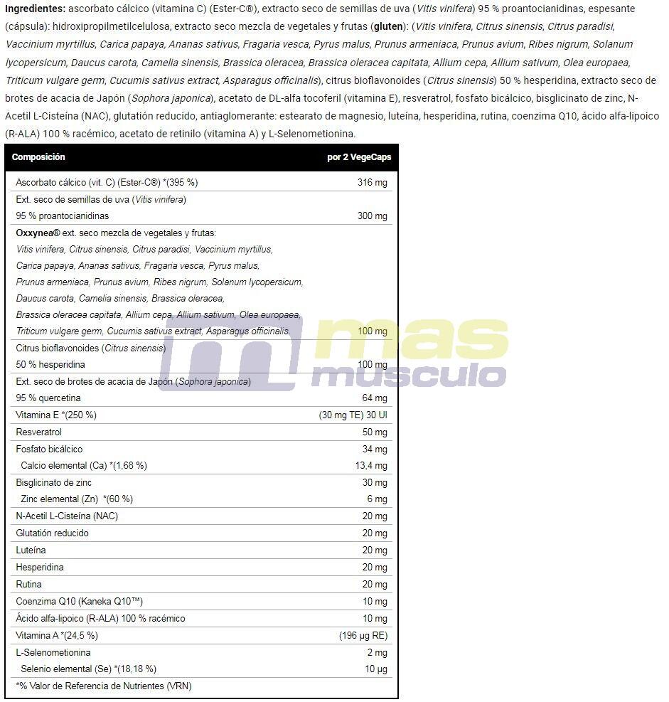 Antiox Formule Avancée  - 50 vcaps de VitoBest 4/4