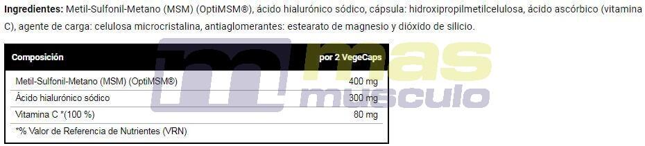 Hyaluronzuur - 60 plantaardige capsules VitoBest 4/4