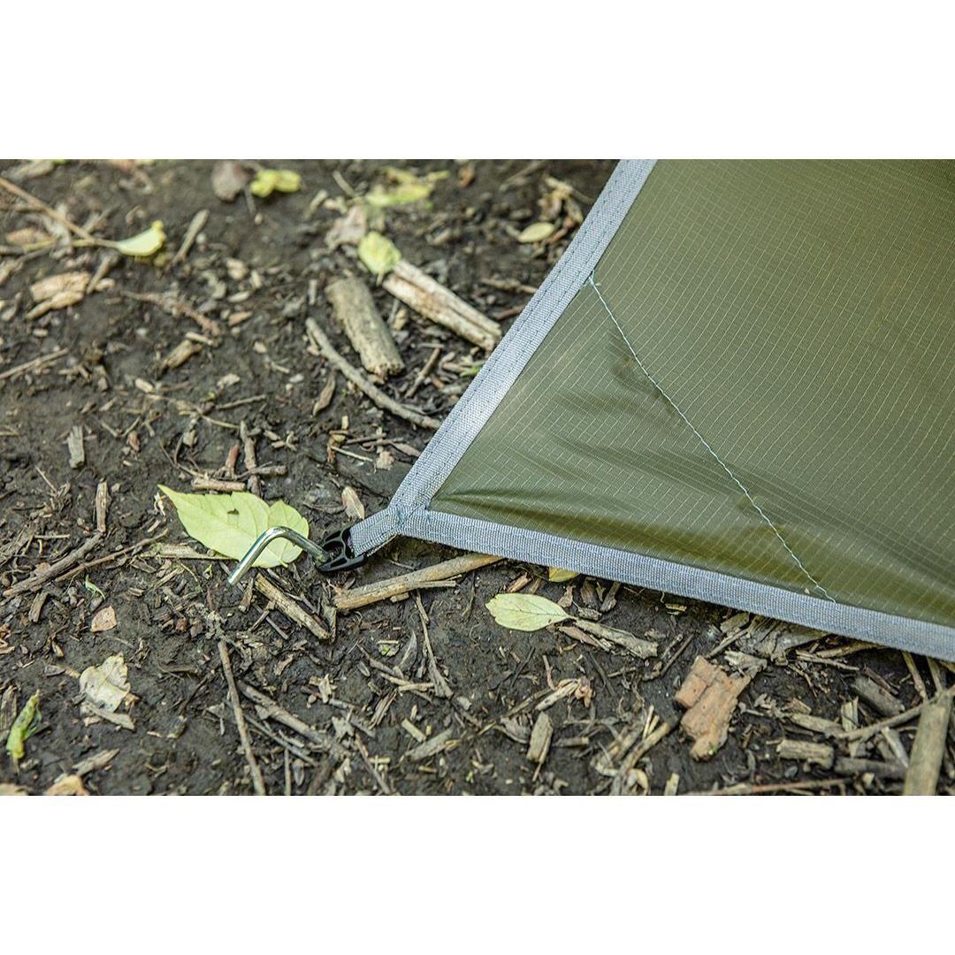 Tarp wodoodporny biwakowy 360 x 290 cm 2/4