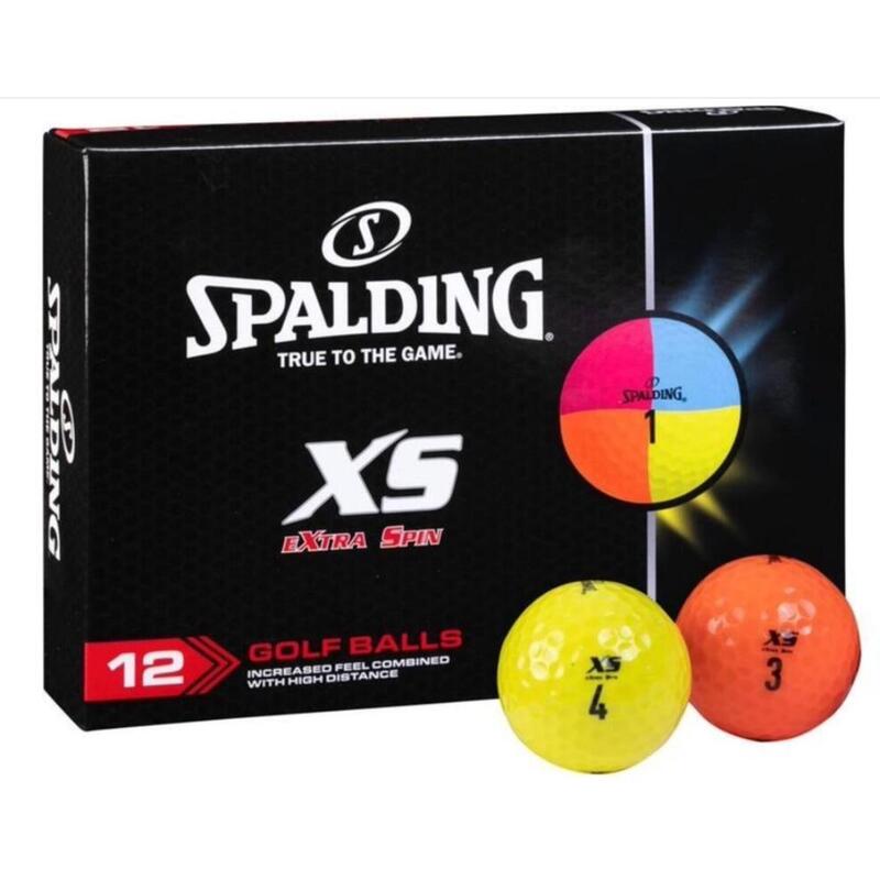 SPALDING XS Exta Spin Bolas de Golf Unisex