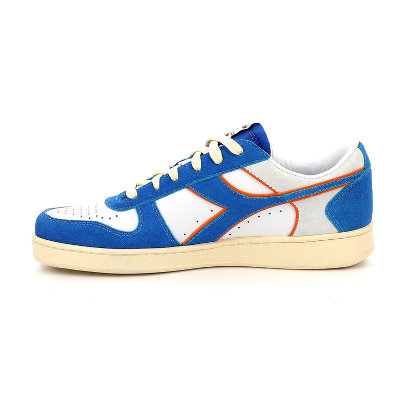 Zapatillas Diadora Magic Basketball Low Ante Cuero Royal/Blanco Adulto