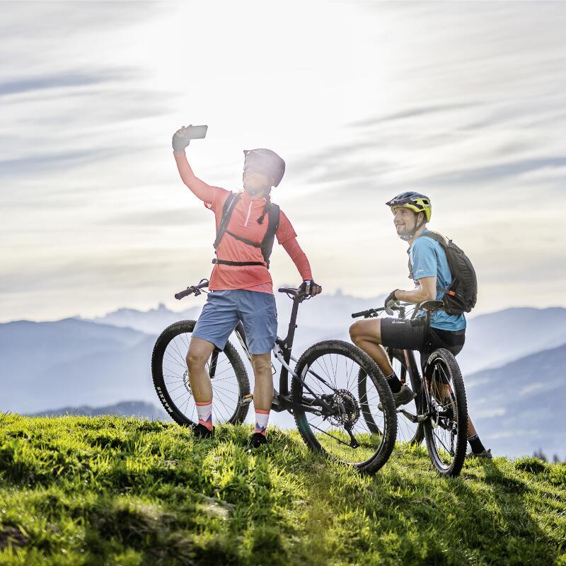 Radtrikot für Damen Kurzarm W Bike Shirt HZ Rise 3.0 - Blau