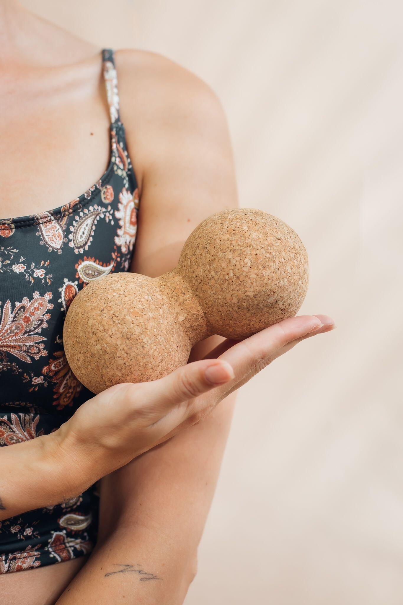 Lotus Massagebal peanut natuurkurk 2/5