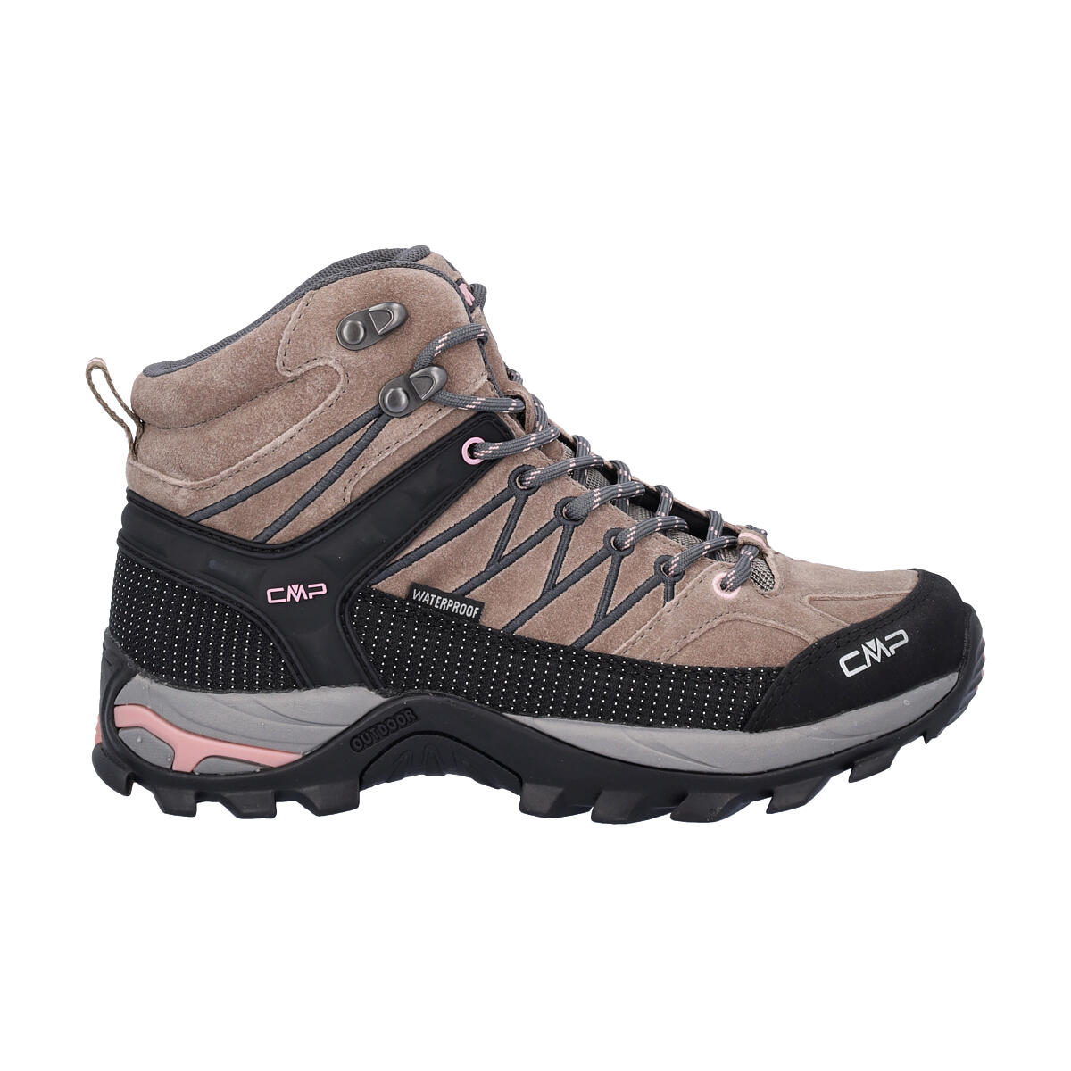 Cmp - Cmp Rigel Mid Wasserdichter Wanderschuh Damen Outdoorstiefel Cenere 38 - Chaussures De Sport - Beige|marron - 38 - Decathlon
