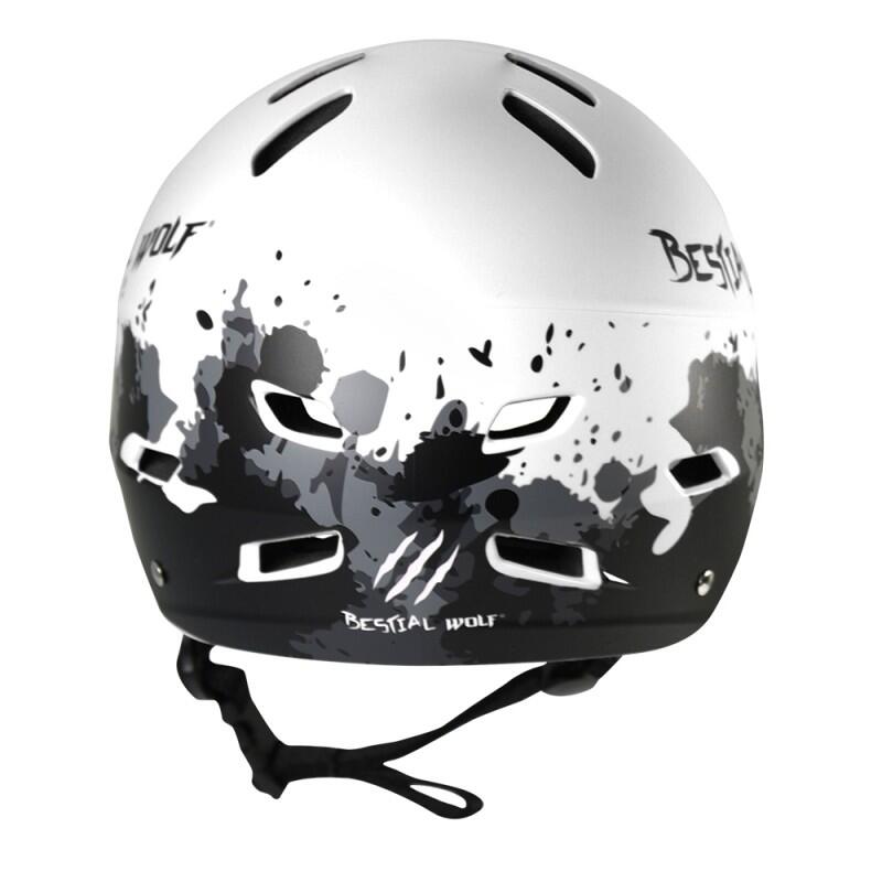 CASCO SHELLWHITE BESTIAL WOLF UNIVERSALE  COLORE BIANCO