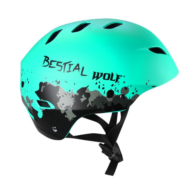 SHELLMINT BESTIAL WOLF UNIVERSELE HELM KLEUR TURQUOISE