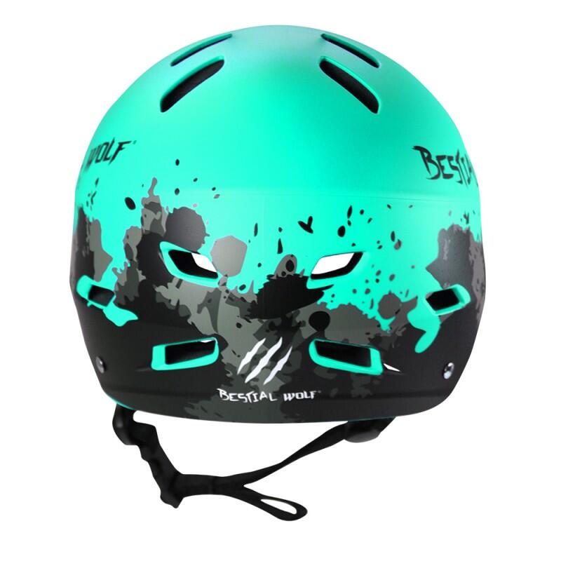 CASCO SHELLMINT BESTIAL WOLF UNIVERSALE IL COLORE TURCHESE