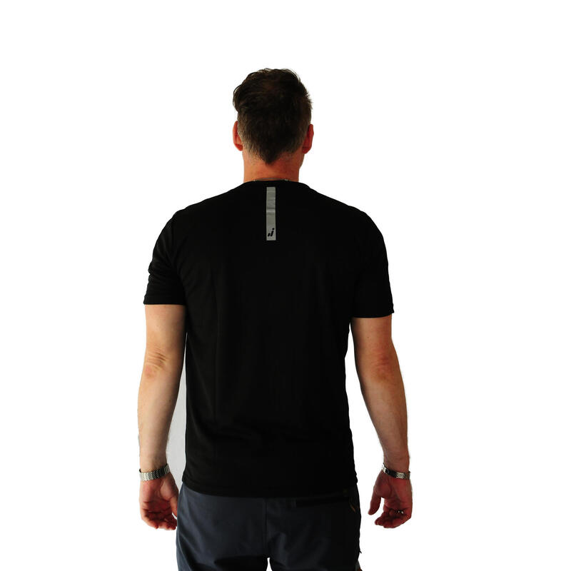 Sportshirt Shock Fitness/Gym Herren Black Ohne Atmungsaktiv JOLUVI