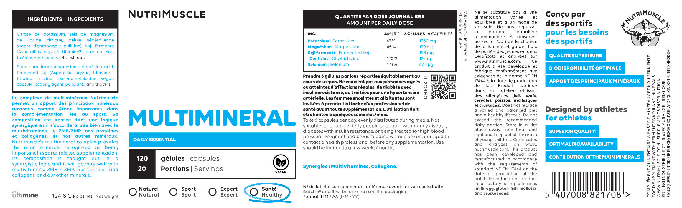 Multi-minerales - Multimineral (120 Cáps.) 6/6