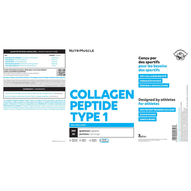 Collagène Peptides Peptan® - Saveur neutre