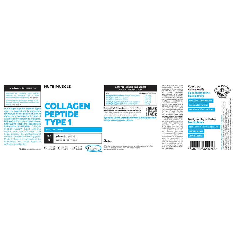 Collagène Peptides Peptan® - Saveur neutre