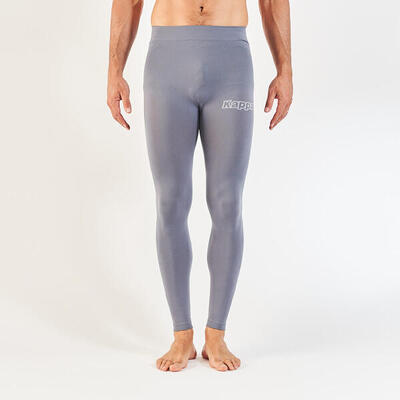 Scaldamuscoli lungo da uomo donna in poliammide bianco da calcio