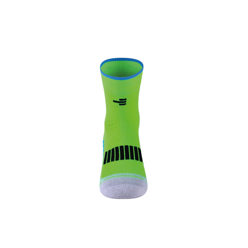 Chaussettes techniques Running adulte compression thermo larges vert