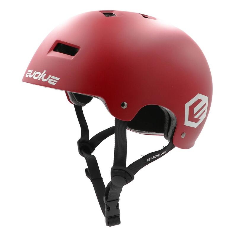 Caschi bicicletta adulto Evolve Curb, Rosso