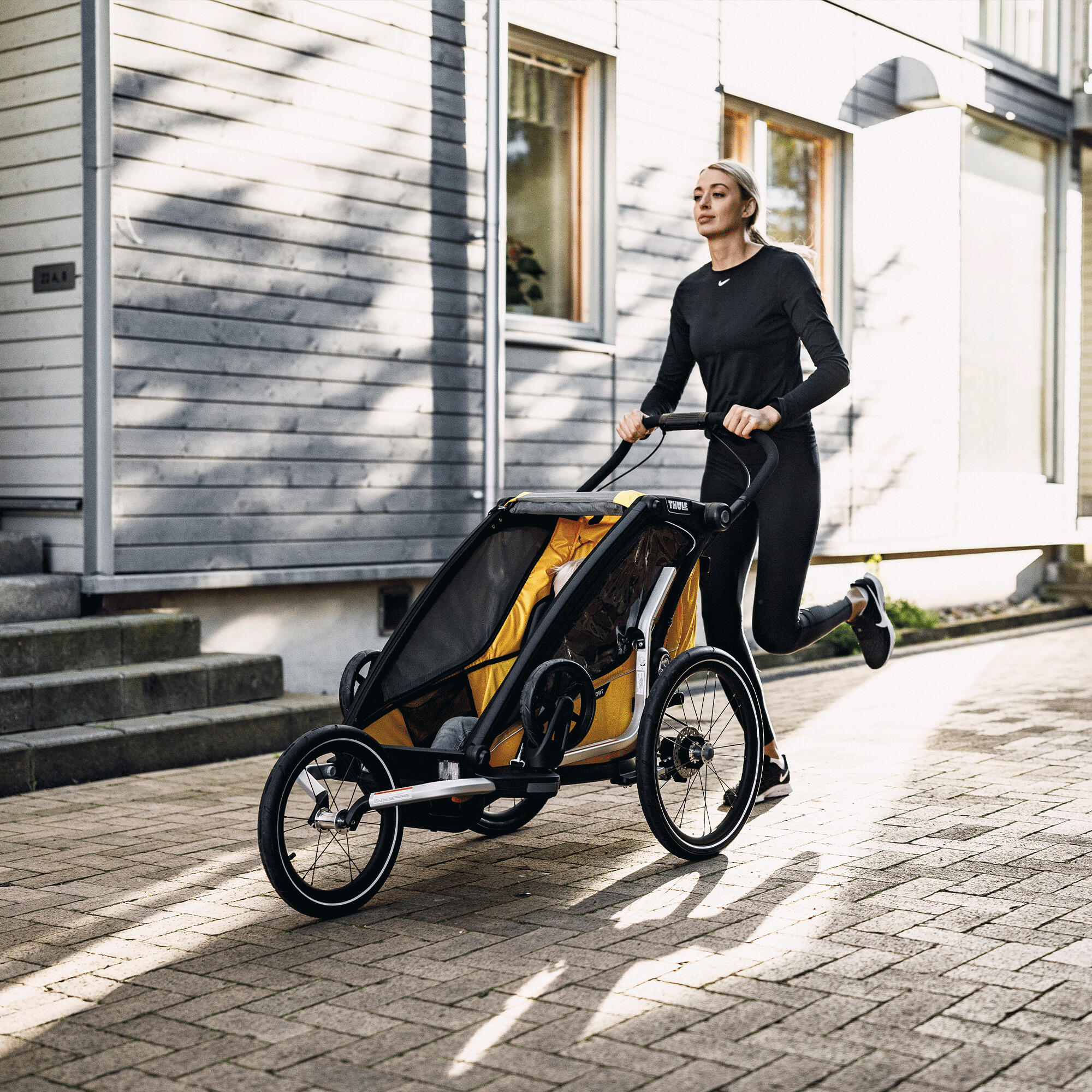 Conversiekit Thule Chariot Jogging Kit Single Black 3/4
