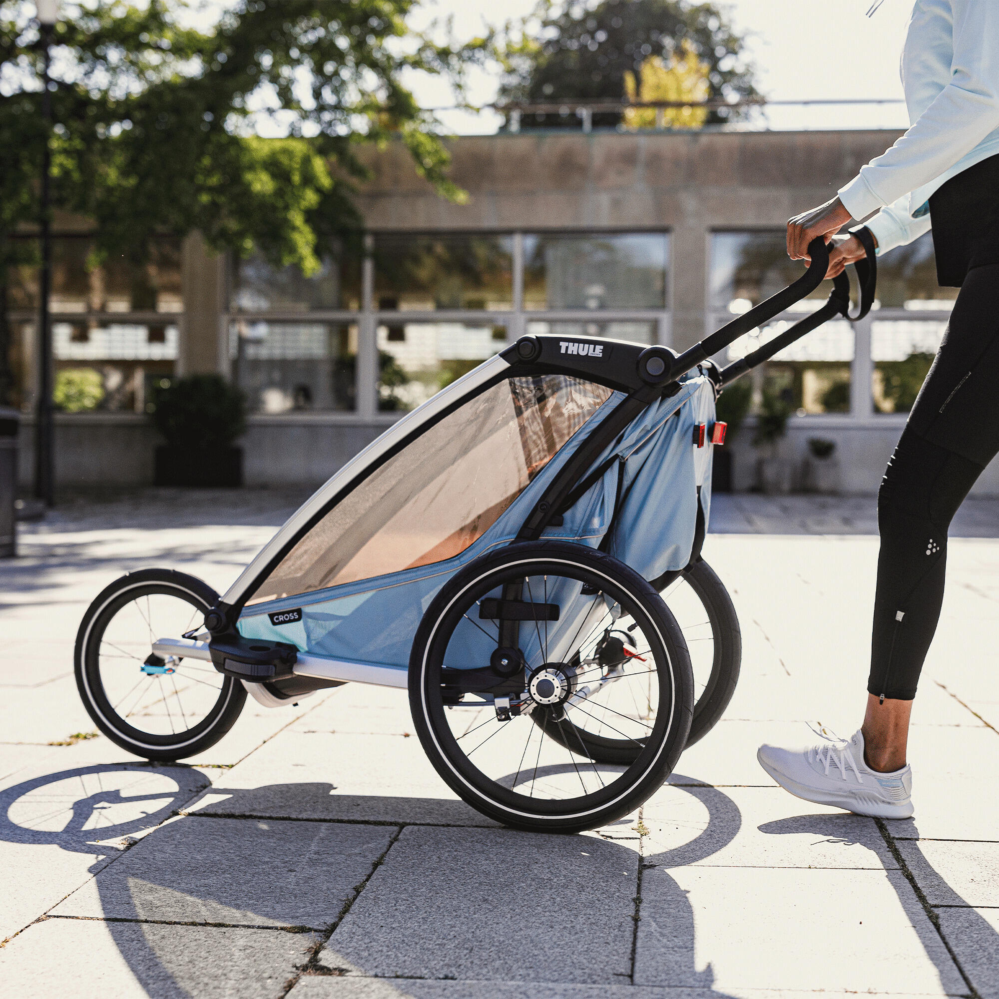 Conversiekit Thule Chariot Jogging Kit Double Black 4/4