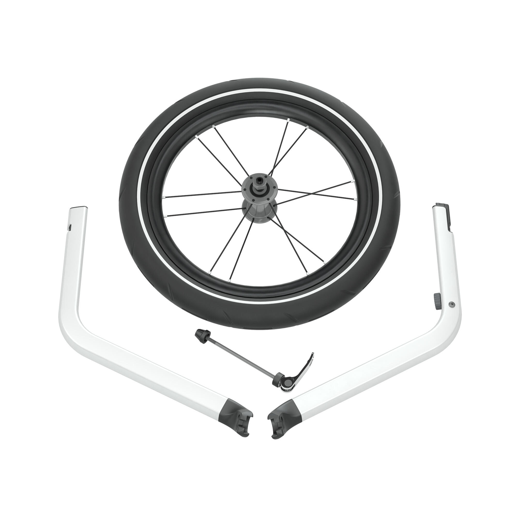 THULE Conversiekit Thule Chariot Jogging Kit Double Black