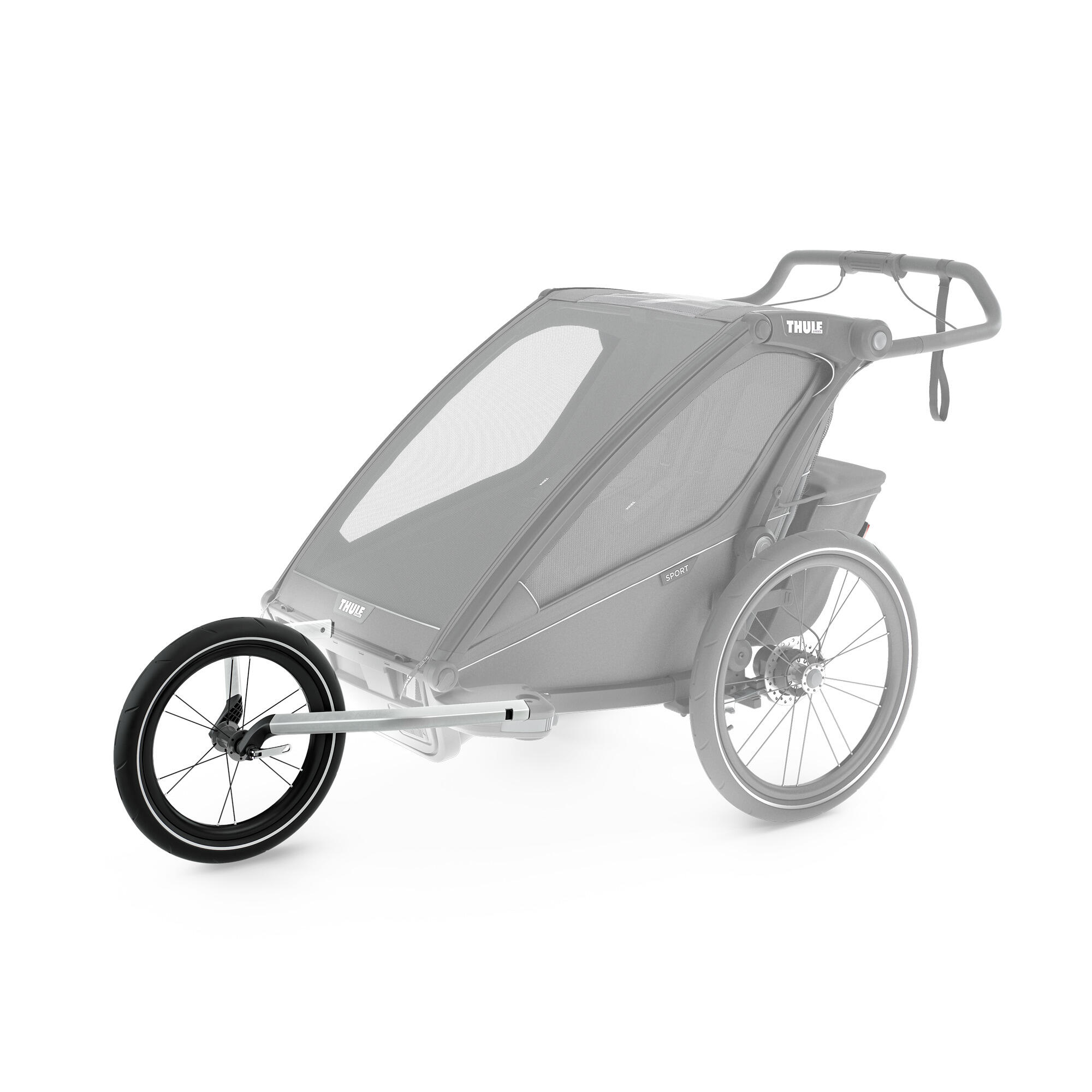Conversiekit Thule Chariot Jogging Kit Double Black 2/4