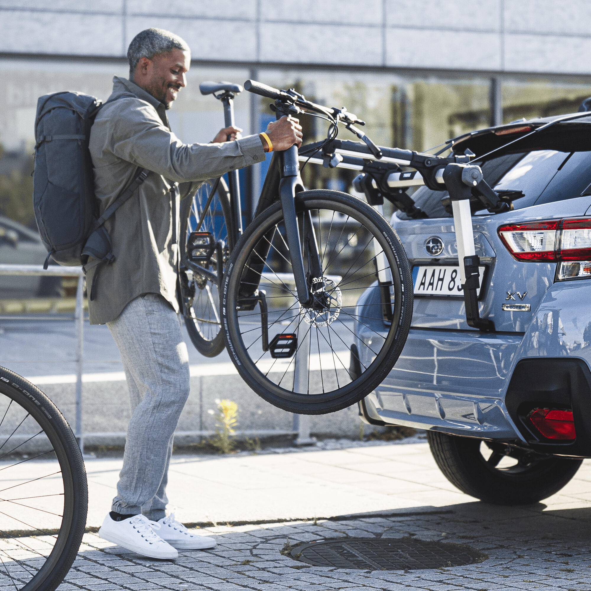 Fietsendrager voor op de kofferbak Thule OutWay Hanging 2 bikes Aluminium 3/7