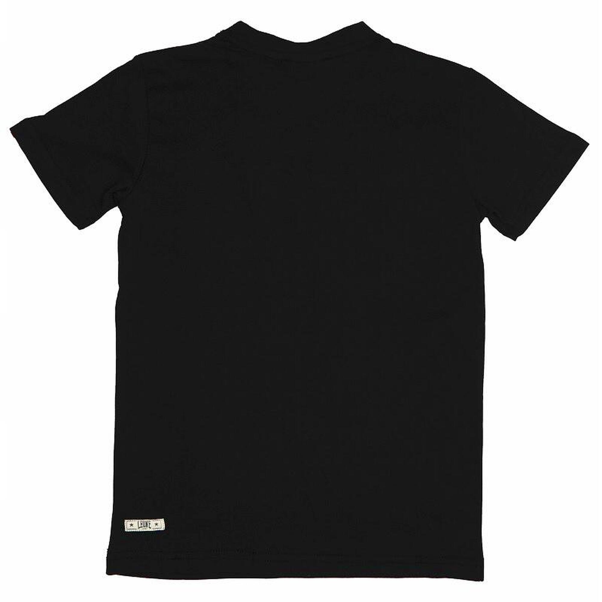Leone Junior T-Shirt Zwart Basic  / 110