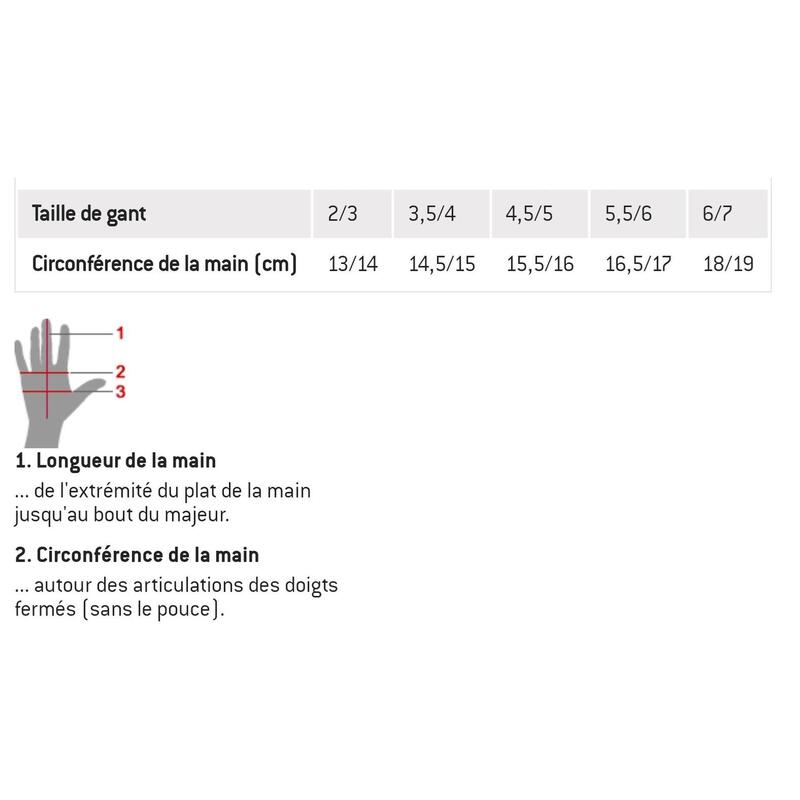 Gants de ski de fond NEBELI Junior noir