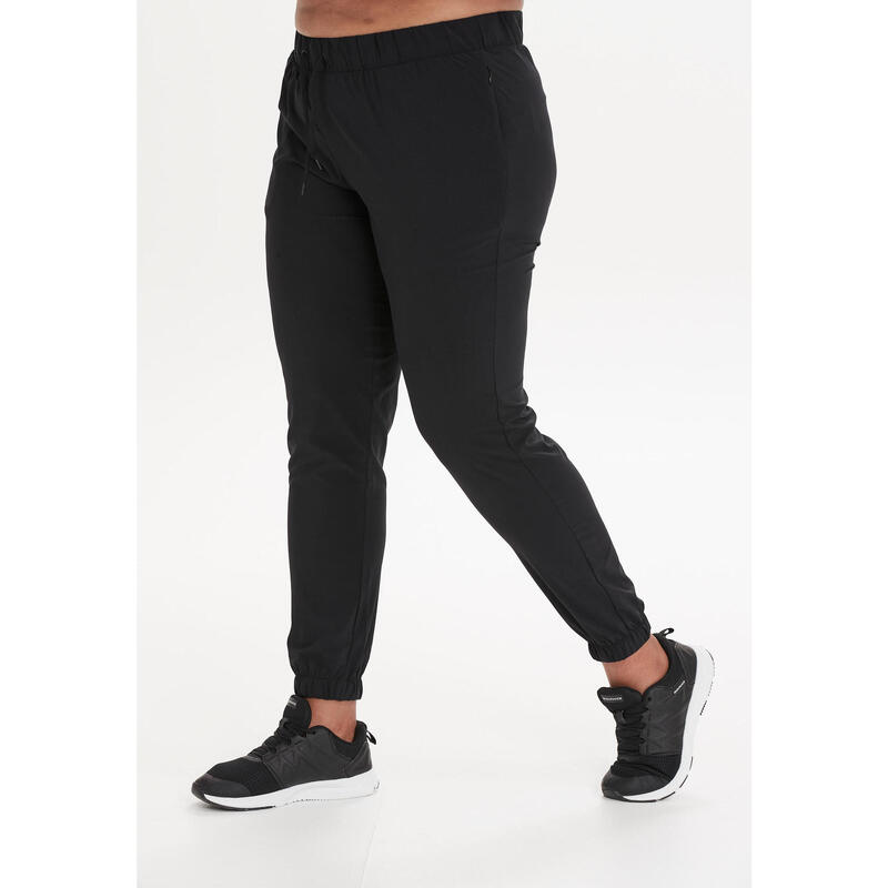 Jogginghose Q Maia Pants Laufsport Damen Black Atmungsaktiv ENDURANCE