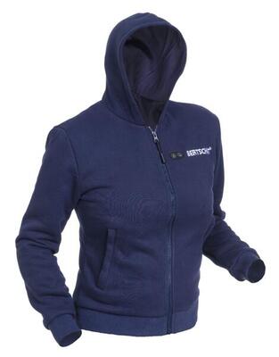 Verwarmde hoodie dual-heating women marineblauw