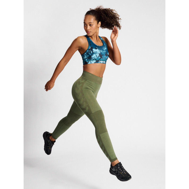 Hummel Sports Bra Hmlte Digi Sandstorm Aop Sports Bra