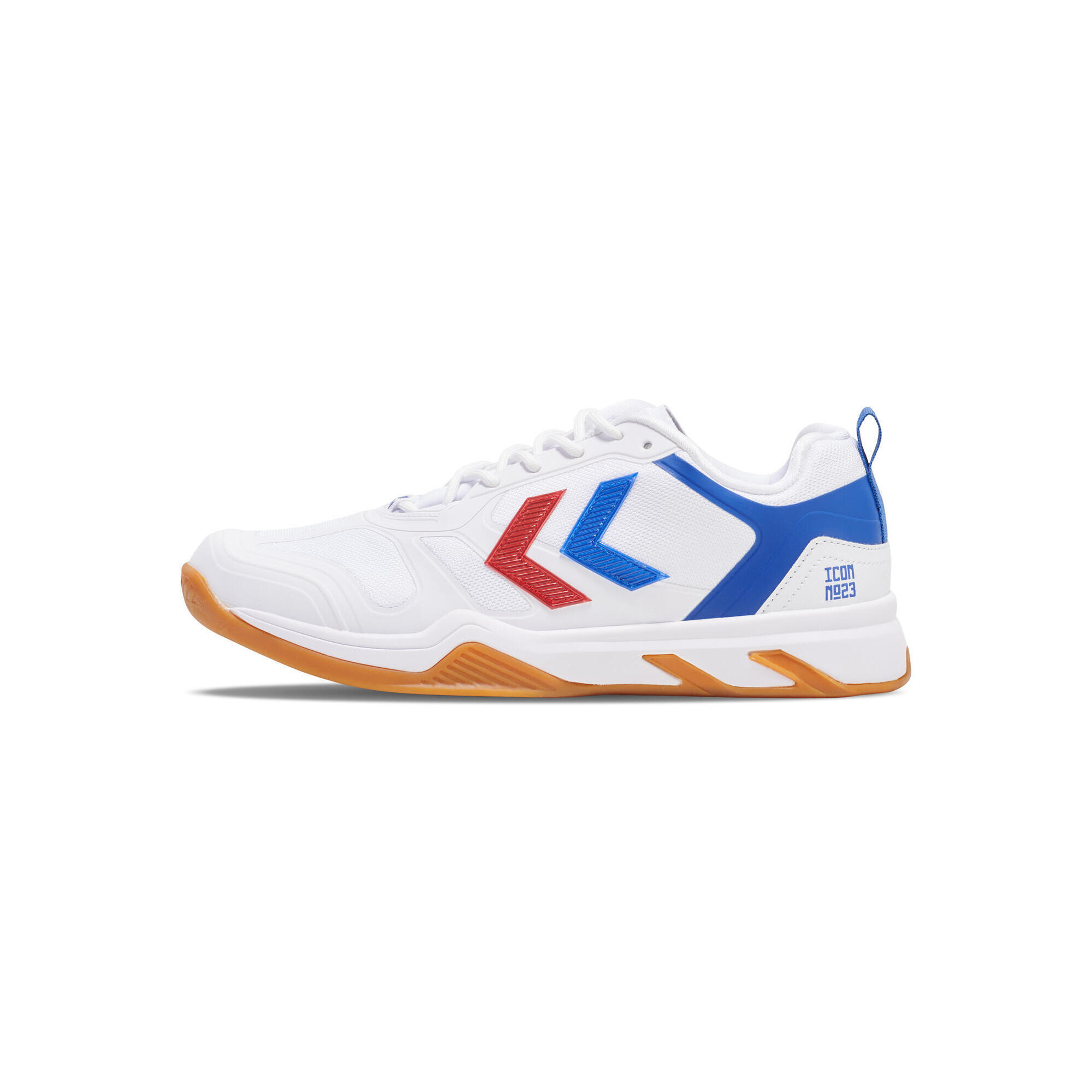 Hummel - Enfiler Trainingsschuh Uruz 2.0 Handball Adulte Hummel - Baskets - Blanc|bleu - Decathlon