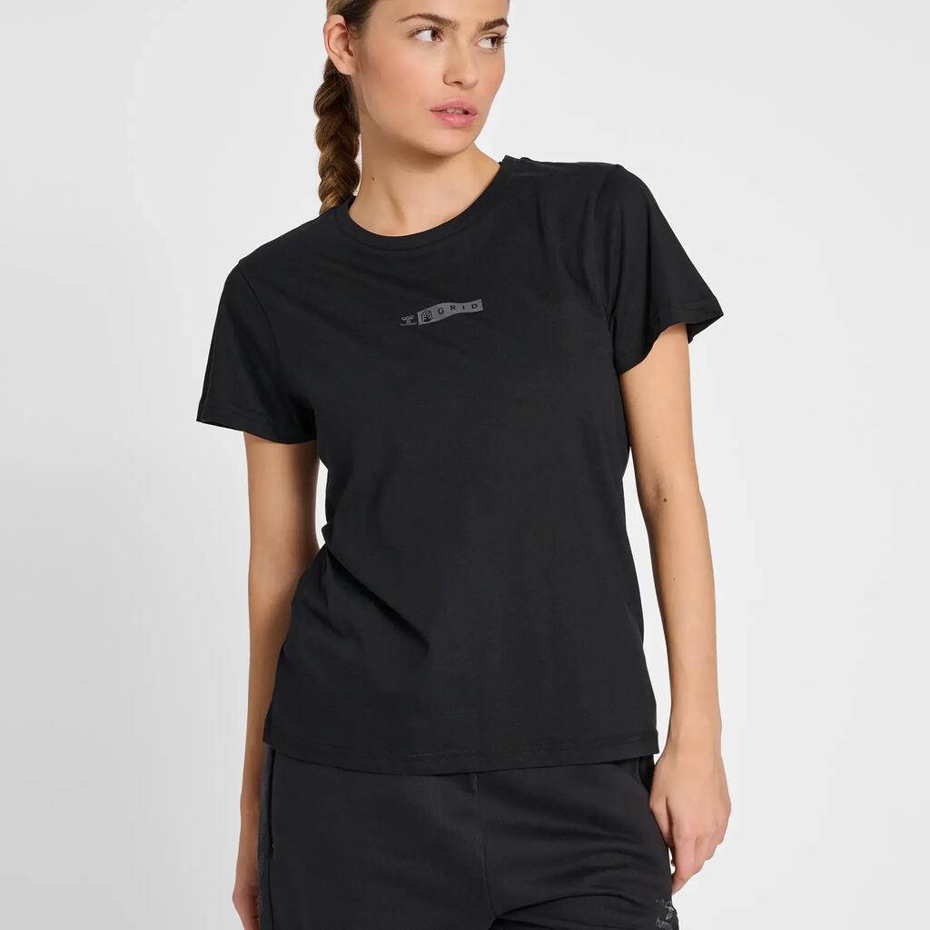 Women's T-shirt Hummel OFF - Grid