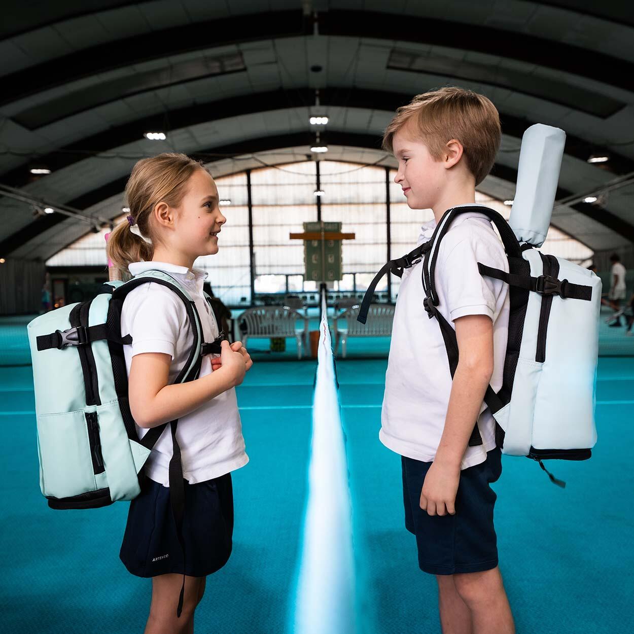 Kinder Tennisrucksack mit Schuhfach | Kids 19L - Mintgrün 2/8