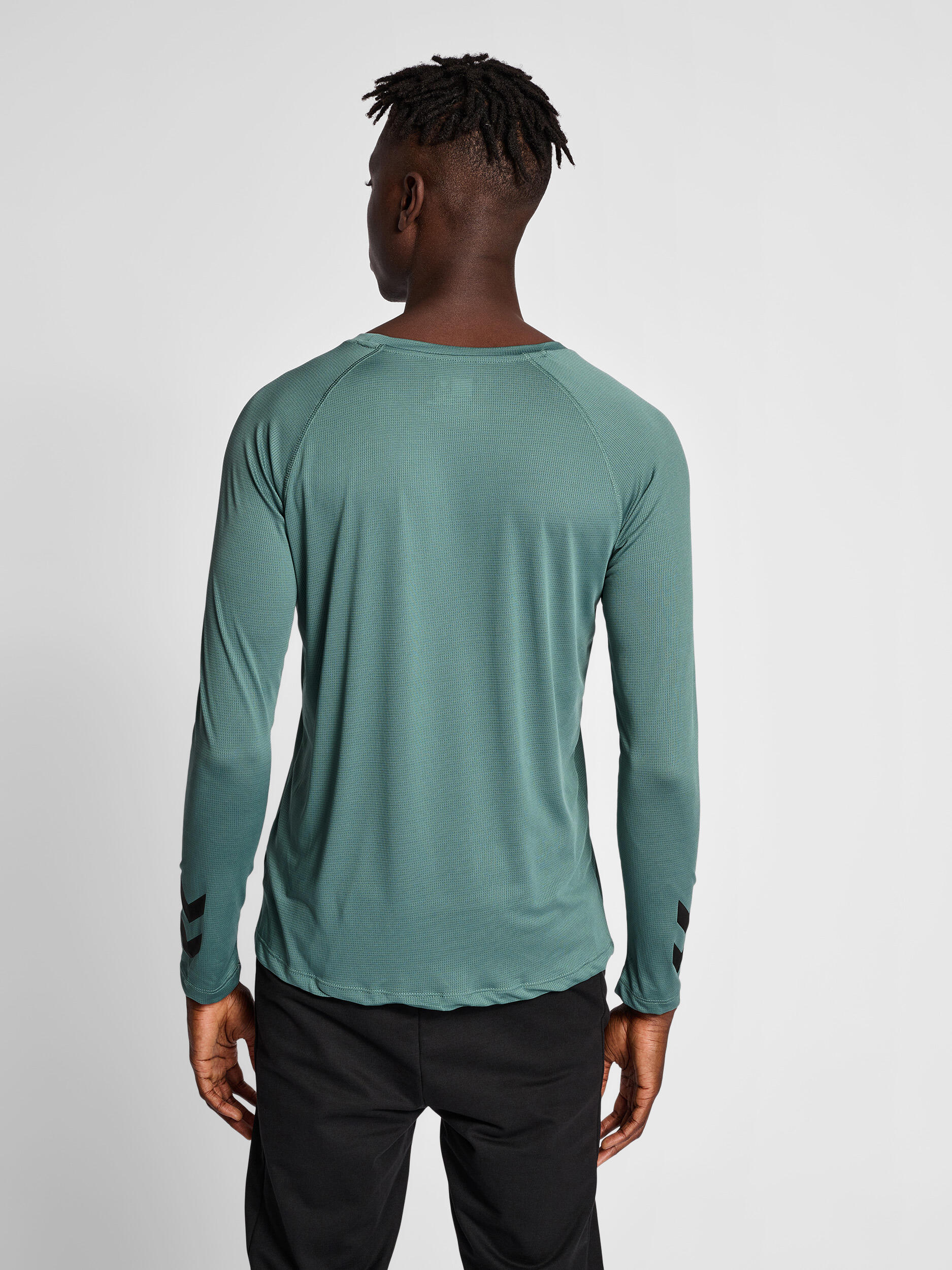 Camiseta Hmlmt Yoga Hombre Transpirable De Secado Rápido Hummel 3/7