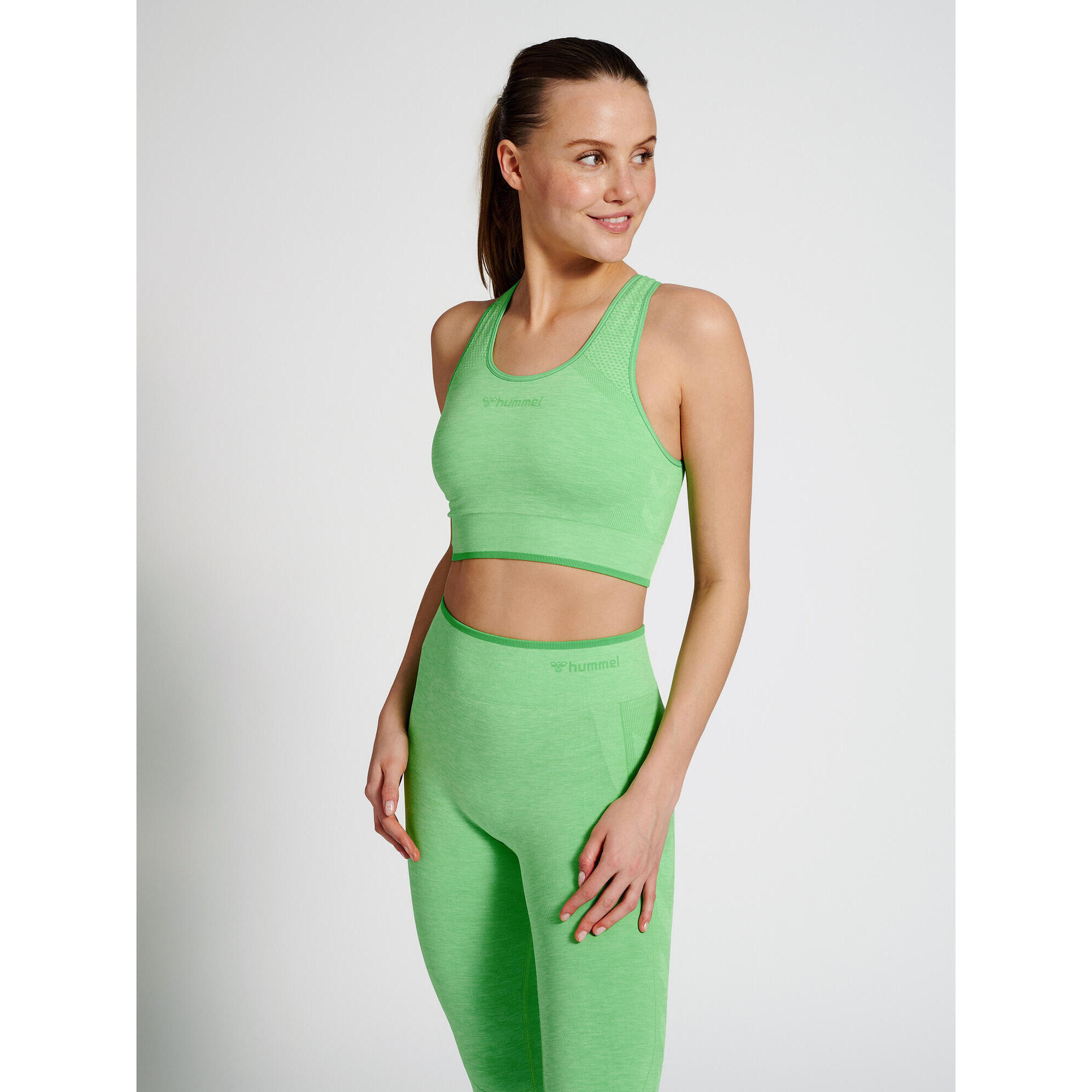 Hummel - Enfiler Sac Banane Hmlmt Una Entraînement Femme Hummel - Brassière - Vert - 36 Xs - Decathlon