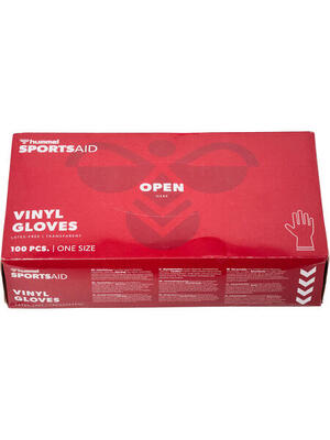 Instap wegwerp handschoenen vinyl gloves multisport unisex volwassene hummel