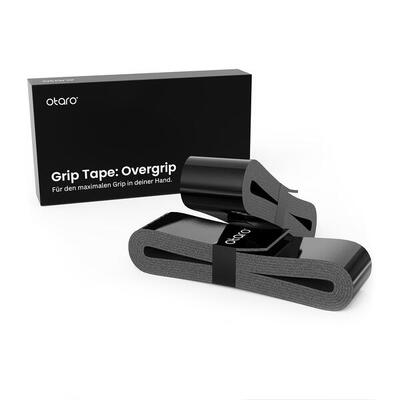 Handel tape voor tennis: overgrip 2 pcs. | plastic -vrij verpakt - zwart