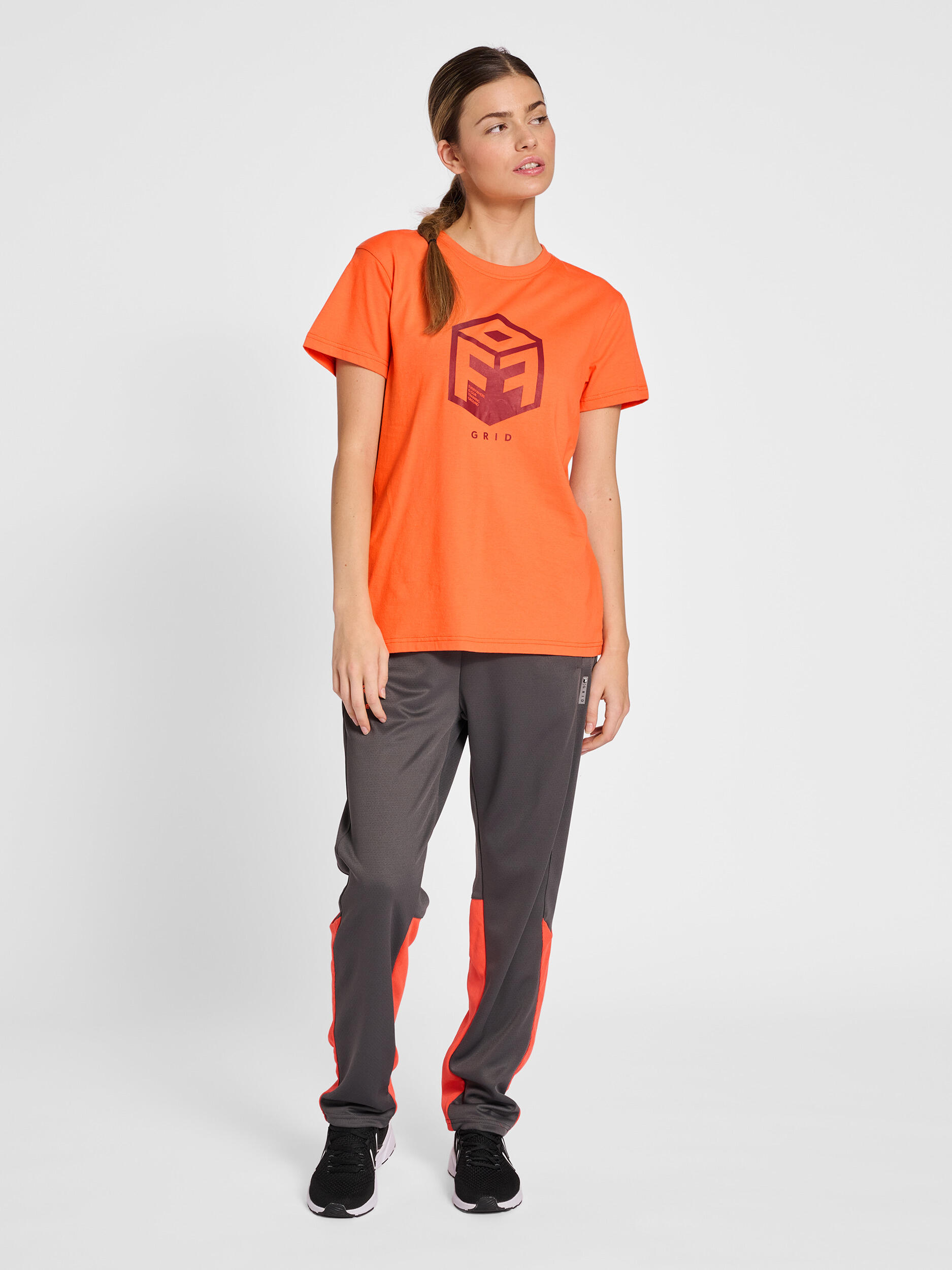 Hmloffgrid Cotton Jersey S/S Wo Trikot S/S Damen 2/7