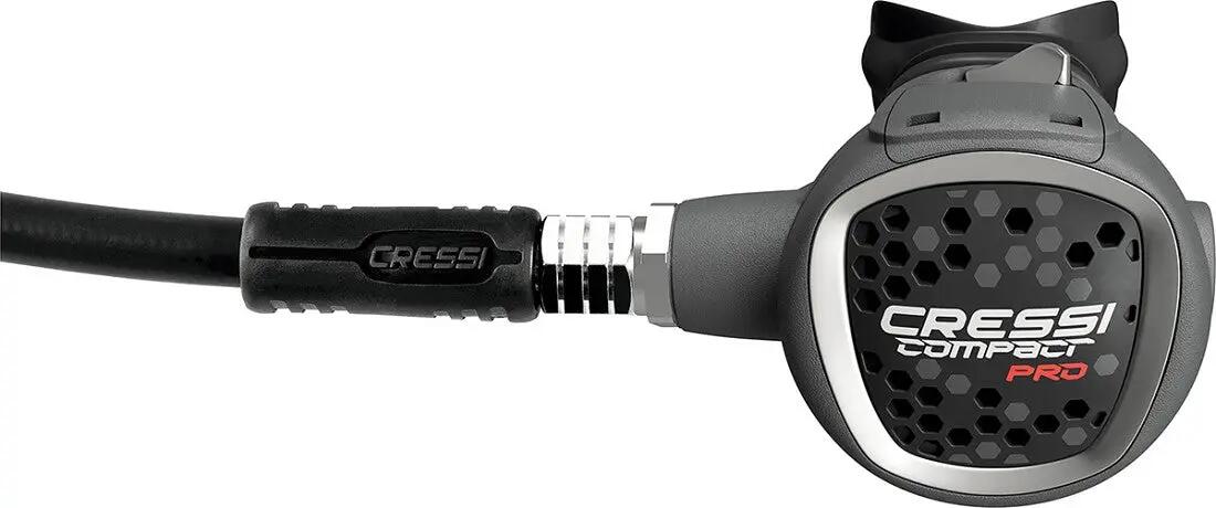 Regulador de mergulho Cressi MC9-SC Compact Pro Preto/Prata 3/5
