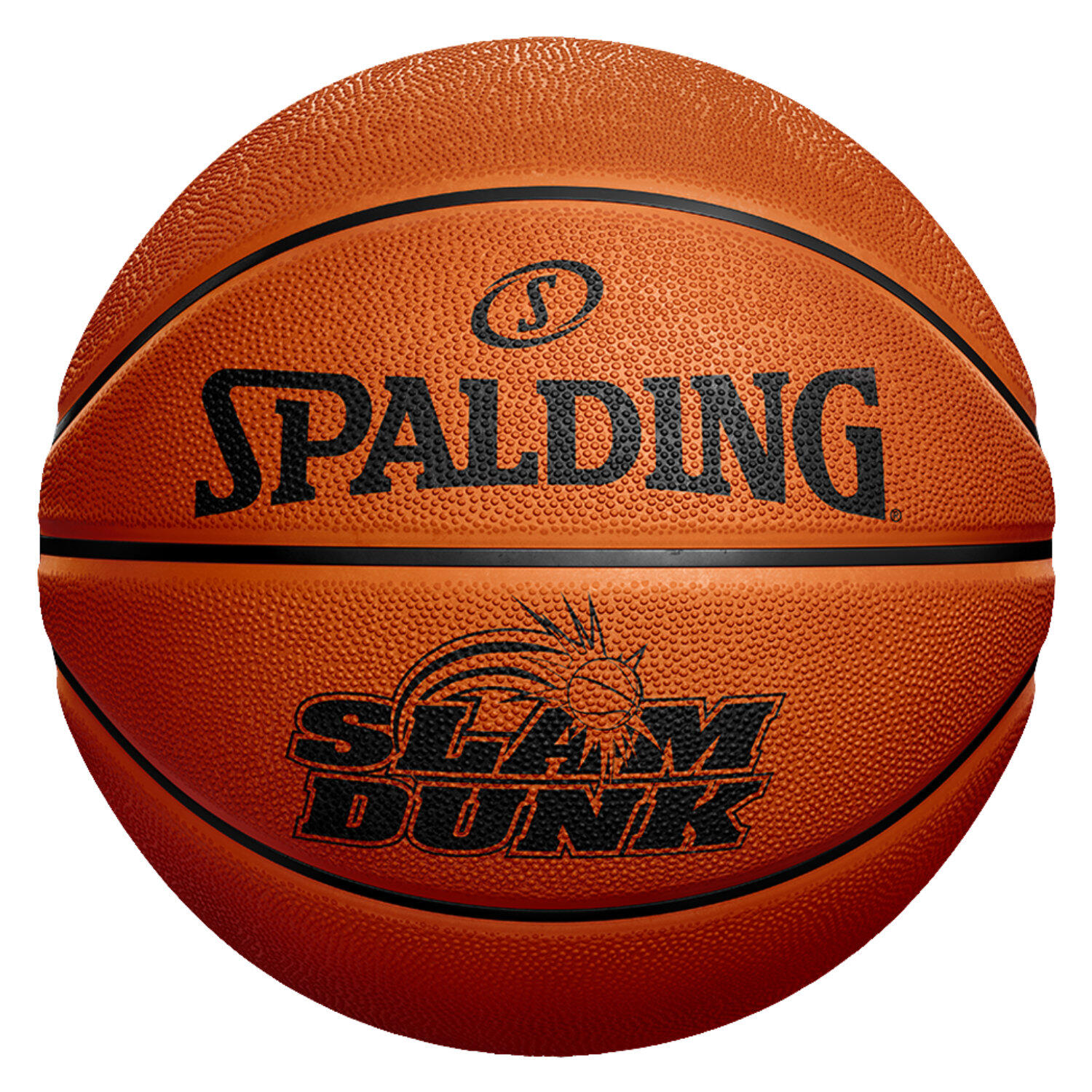 SPALDING Basketbal Slam Dunk Rubber Oranje