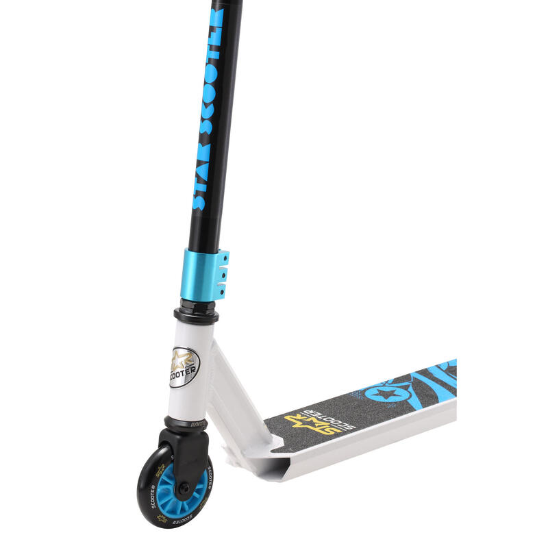Trottinette Freestyle Blue Gorillaz – 100 Mm, Aluminium, Frein CrMo, Roulements ABEC-7, Pour Enfants Dès 8 Ans, 3.2 Kg