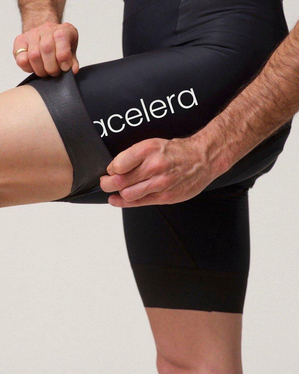 Radhose kurz mit Trägern Rennrad Herren Radlerhosen mit Sitzpolster Fahrrad 2/7