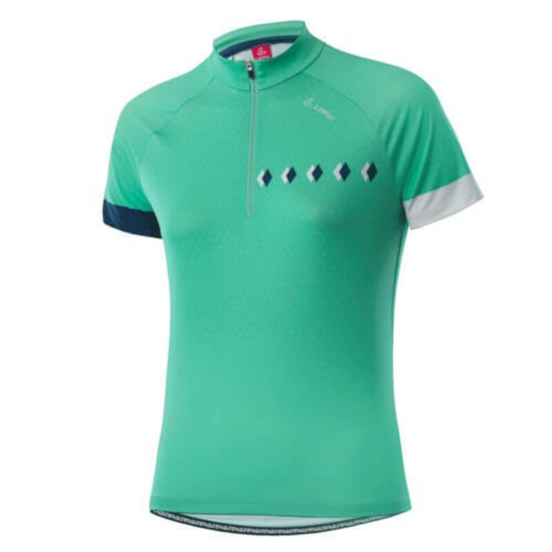 Wielrenshirt korte mouwen W Bike Jersey HZ Rise dames - Groen