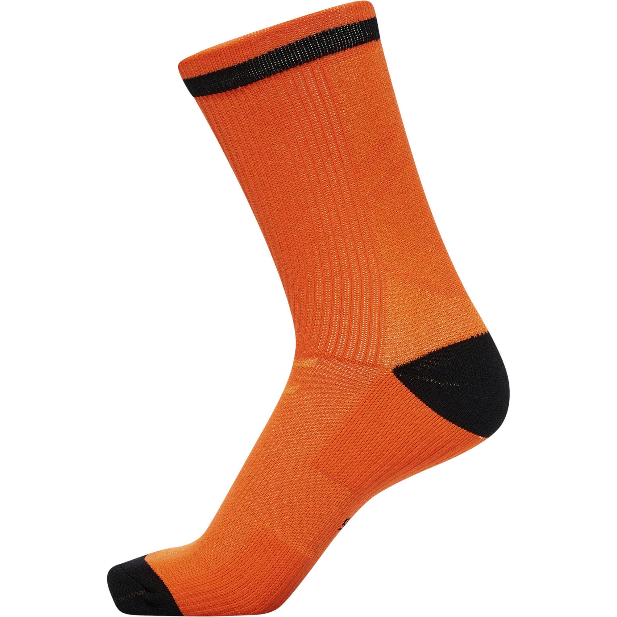 Hummel - Enfiler Low Socken Elite Indoor Multisport Adulte Hummel - Chaussettes - Noir|orange - 27/30 - Decathlon