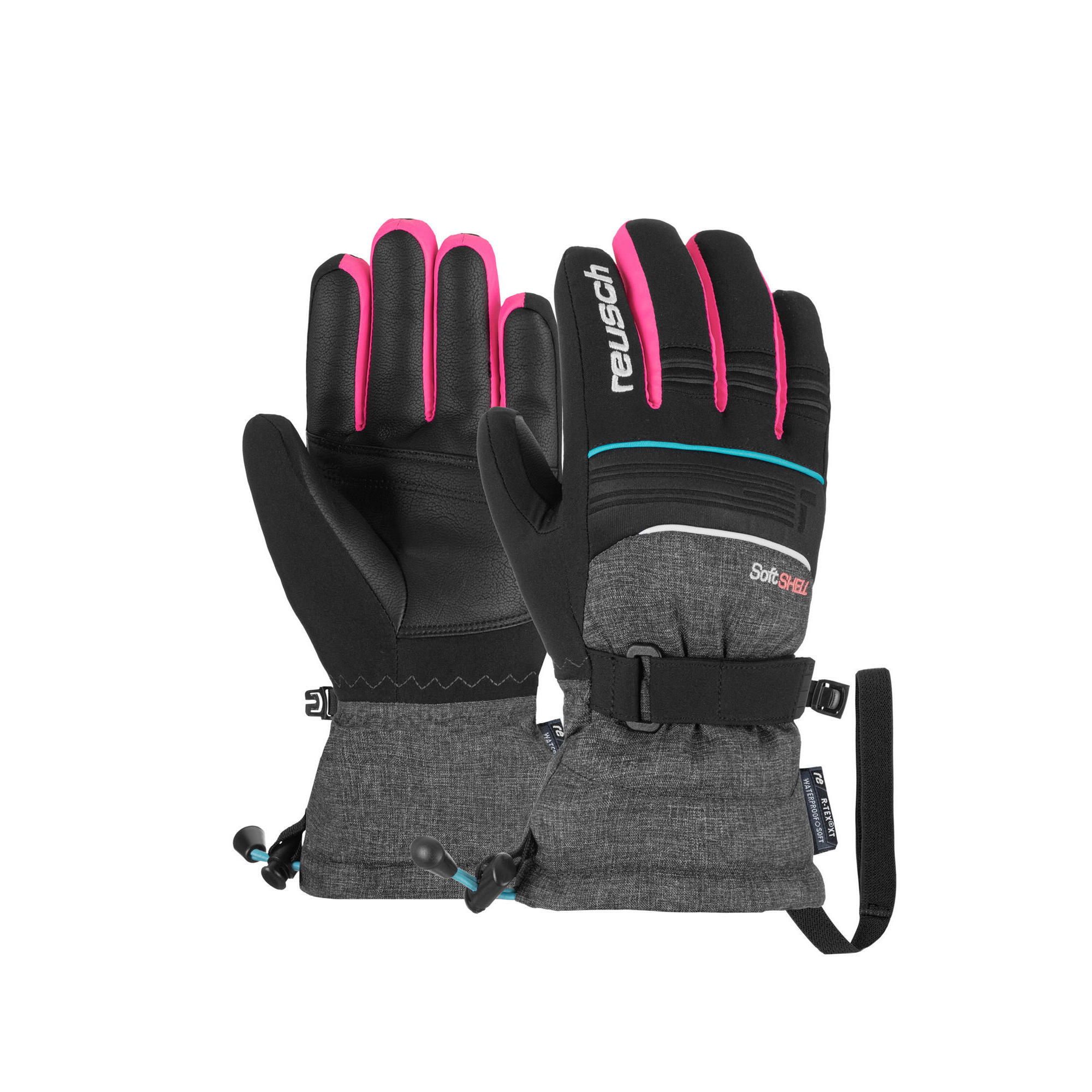 Reusch - Gants De Ski Enfant Reusch Kondor R-tex Xt - Gants - Noir|rose - 4 - Decathlon