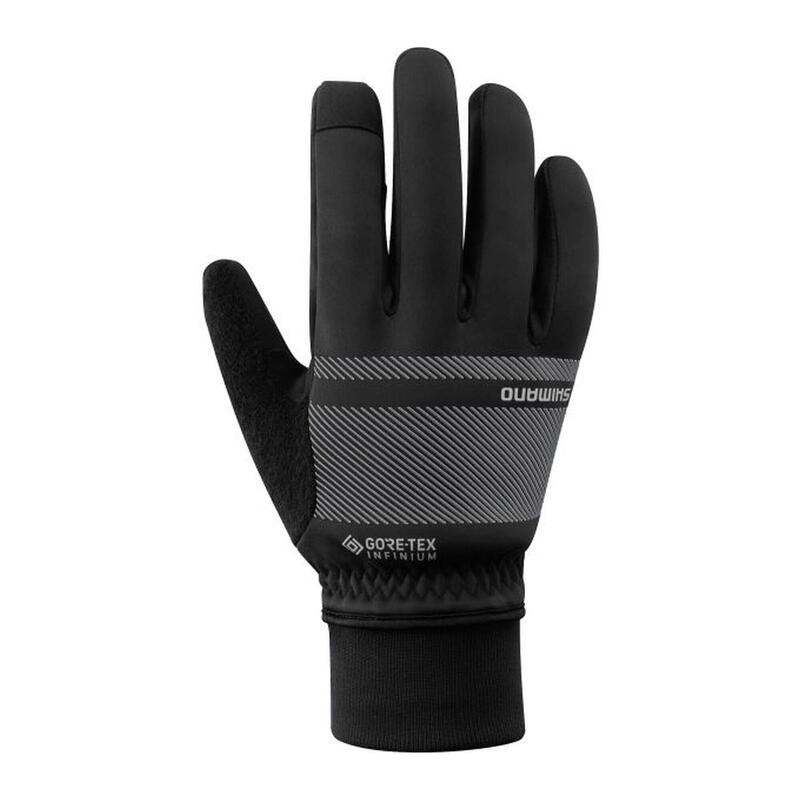 SHIMANO Fahrrad-Handschuhe INFINIUM™ PRIMALOFT®, Metallic Gray